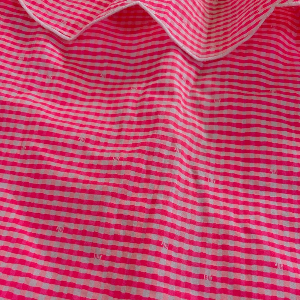 Lilly Pulitzer Thyme Scallop Peplum Skirt in the "Fiesta Pretty Pink" Size 4 - Picture 8 of 8